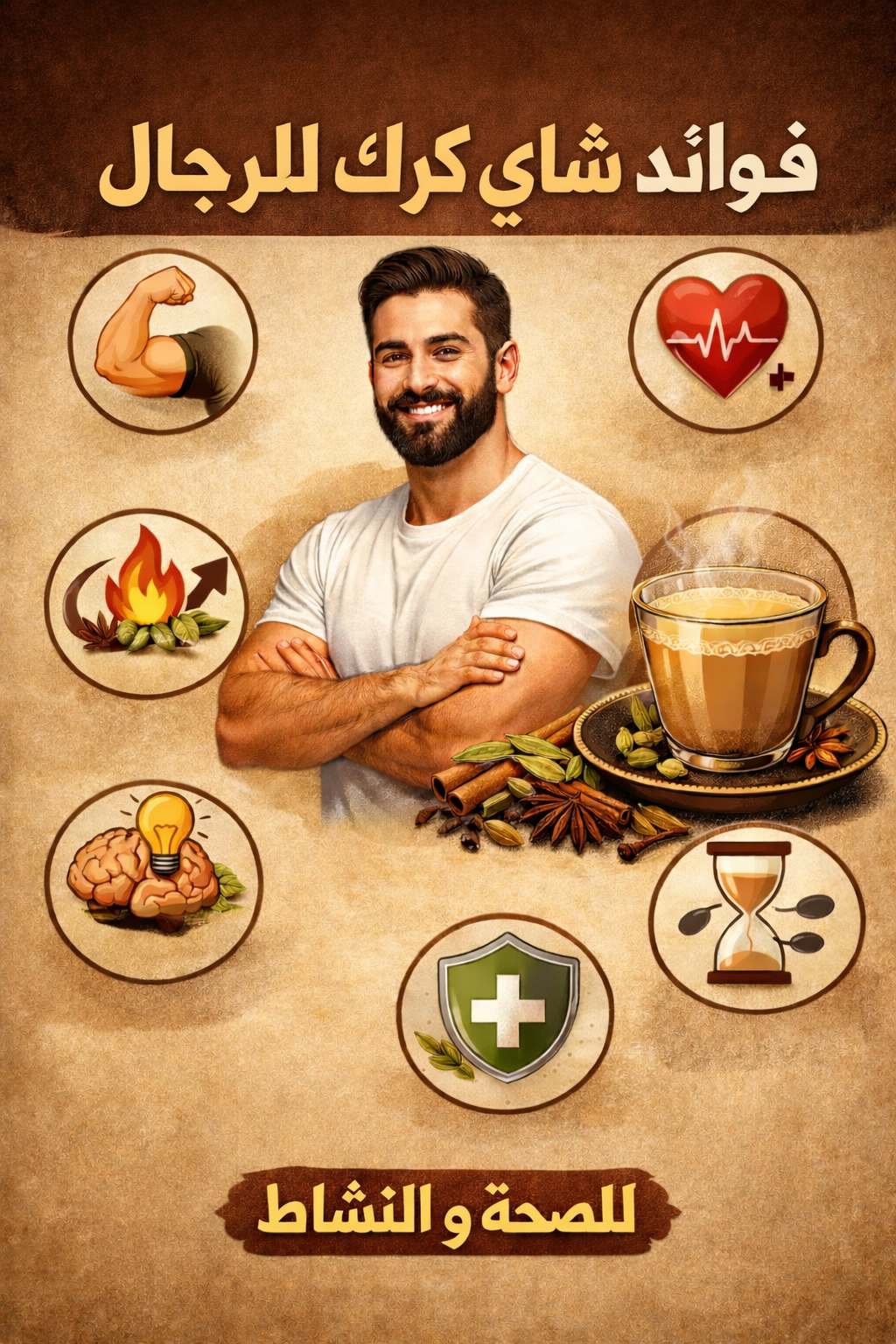 فوائد شاي كرك للرجال